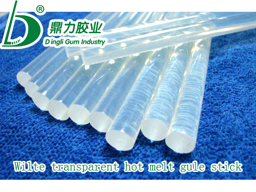 Wilte transparent hot melt gule stick